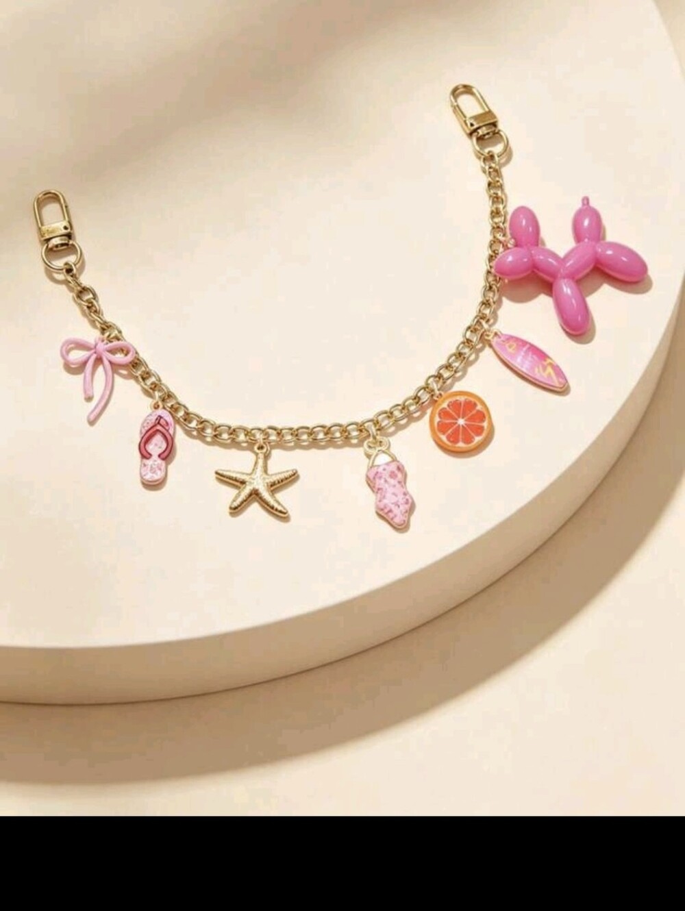 Beach Summer Fun Decor Purse Necklace/ Charm/ Extension NEW